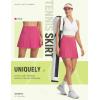 image:imagebaleaf Womens Tennis Skirts 14 High Waisted Golf Athletic Skorts with Shorts Pockets A Line Pickleball Casual SkirtPink