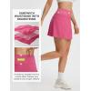 image:imagebaleaf Womens Tennis Skirts 14 High Waisted Golf Athletic Skorts with Shorts Pockets A Line Pickleball Casual SkirtPink