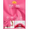 image:imagebaleaf Womens Tennis Skirts High Waisted Golf Skorts with Pockets Side Pleated Slit ALine Athletic Pickleball SkirtsPink
