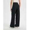 image:imagebaleaf Womens Track Pants Lightweight Athletic Travel Wide Leg Pants with Pockets 30 Work Lounge Loose Fit UPF50Black