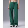 image:imagebaleaf Womens Wide Leg Fleece Lined PantsDark Green