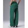 image:imagebaleaf Womens Wide Leg Fleece Lined PantsDark Green
