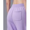 image:imagebaleaf Womens Wide Leg Fleece Lined PantsLight Purple