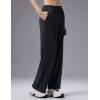 image:imagebaleaf Womens Wide Leg PantsBlack