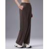 image:imagebaleaf Womens Wide Leg PantsDark Brown