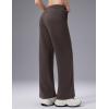 image:imagebaleaf Womens Wide Leg PantsDark Brown