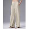 image:imagebaleaf Womens Wide Leg PantsLight Brown