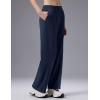 image:imagebaleaf Womens Wide Leg PantsNavy Blue