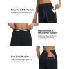 image:imagebaleaf Womens Wide Leg Yoga Pants 28 Dress Work Pants with Pockets Stretch High Waist Casual PantsBlack