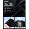 image:imagebaleaf Womens Wide Leg Yoga Pants 28 Dress Work Pants with Pockets Stretch High Waist Casual PantsBlack