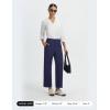 image:imagebaleaf Womens Wide Leg Yoga Pants 28 Dress Work Pants with Pockets Stretch High Waist Casual PantsNavy Blue