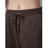 image:imagebaleaf Womens Yoga Casual LooseFit Tapered PantsDark Brown