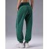 image:imagebaleaf Womens Yoga Casual LooseFit Tapered PantsDark Green