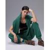 image:imagebaleaf Womens Yoga Casual LooseFit Tapered PantsDark Green