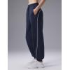 image:imagebaleaf Womens Yoga Casual LooseFit Tapered PantsNavy Blue