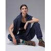 image:imagebaleaf Womens Yoga Casual LooseFit Tapered PantsNavy Blue