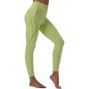 image:imagebaleaf Freeleaf Broadway High Waisted Legging for Women 25 Dance Yoga Workout Leggings with Pockets Soft Athletic PantsLight Green