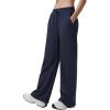 image:imagebaleaf Womens Wide Leg Fleece Lined PantsNavy Blue