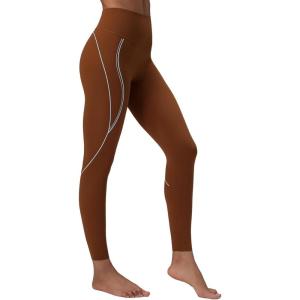 image:imagebaleaf Freeleaf Broadway High Waisted Legging for Women 25 Dance Yoga Workout Leggings with Pockets Soft Athletic PantsBrown