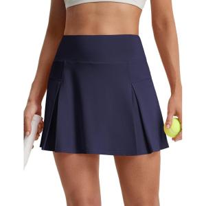 image:imagebaleaf Womens Tennis Skirts 14 High Waisted Golf Athletic Skorts with Shorts Pockets A Line Pickleball Casual SkirtNavy Blue