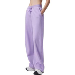 image:imagebaleaf Womens Wide Leg Fleece Lined PantsLight Purple