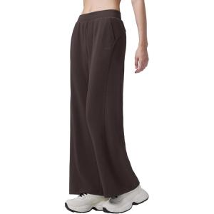 image:imagebaleaf Womens Wide Leg PantsDark Brown