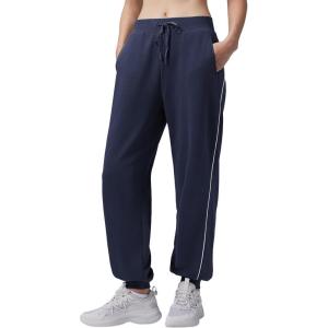 image:imagebaleaf Womens Yoga Casual LooseFit Tapered PantsNavy Blue