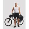 image:imagebaleaf Mens 7 Mountain Bike Shorts 4D Padded Loosefit MTB Cycling Riding Bicycle Biker Short Zipper PocketsBlack