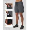 image:imagebaleaf Mens 7 Mountain Bike Shorts 4D Padded Loosefit MTB Cycling Riding Bicycle Biker Short Zipper PocketsDark Gray