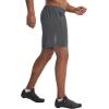 image:imagebaleaf Mens 7 Mountain Bike Shorts 4D Padded Loosefit MTB Cycling Riding Bicycle Biker Short Zipper PocketsDark Gray