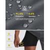 image:imagebaleaf Mens 7 Mountain Bike Shorts 4D Padded Loosefit MTB Cycling Riding Bicycle Biker Short Zipper PocketsDark Gray