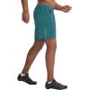 image:imagebaleaf Mens 7 Mountain Bike Shorts 4D Padded Loosefit MTB Cycling Riding Bicycle Biker Short Zipper PocketsDark Green