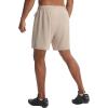 image:imagebaleaf Mens 7 Mountain Bike Shorts 4D Padded Loosefit MTB Cycling Riding Bicycle Biker Short Zipper PocketsKhaki