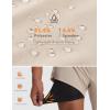 image:imagebaleaf Mens 7 Mountain Bike Shorts 4D Padded Loosefit MTB Cycling Riding Bicycle Biker Short Zipper PocketsKhaki