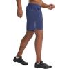 image:imagebaleaf Mens 7 Mountain Bike Shorts 4D Padded Loosefit MTB Cycling Riding Bicycle Biker Short Zipper PocketsNavy Blue