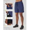 image:imagebaleaf Mens 7 Mountain Bike Shorts 4D Padded Loosefit MTB Cycling Riding Bicycle Biker Short Zipper PocketsNavy Blue