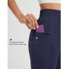 image:imagebaleaf Womens 7 Athletic Shorts Quick Dry Running Workout Lightweight High Waisted Long Shorts with PocketsNavy Blue
