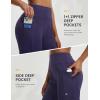 image:imagebaleaf Womens 7 Bermuda Shorts Athletic Running Long Shorts High Waisted with Zipper Pockets Workout Gym Hiking ShortsNavy