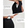 image:imagebaleaf Womens 9 Bermuda Knee Length Athletic Running Long Shorts with Pockets Quick Dry Shorts High Waisted UPF 50Black