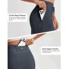 image:imagebaleaf Womens 9 Bermuda Knee Length Athletic Running Long Shorts with Pockets Quick Dry Shorts High Waisted UPF 50Dark Gray