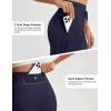 image:imagebaleaf Womens 9 Bermuda Knee Length Athletic Running Long Shorts with Pockets Quick Dry Shorts High Waisted UPF 50Navy Blue