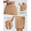 image:imagebaleaf Womens Bermuda Long Shorts 9 Knee Length Athletic Running Shorts with Zip Pockets Stretch Loose Summer UPF 50Brown