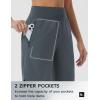 image:imagebaleaf Womens Bermuda Long Shorts 9 Knee Length Athletic Running Shorts with Zip Pockets Stretch Loose Summer UPF 50Dark Gray