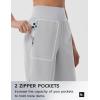 image:imagebaleaf Womens Bermuda Long Shorts 9 Knee Length Athletic Running Shorts with Zip Pockets Stretch Loose Summer UPF 50Gray
