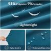 image:imagebaleaf Womens Capri Pants Wide Leg Plus Size UPF50 Lightweight Quick Dry Pants Casual Loose Sweatpants Hiking WalkingBlue