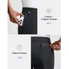 image:imagebaleaf Mens Causal Short 79 Golf Shorts Men Dress 5 Pockets Stretch Lightweight Work Athletic Short Zipper Fly FrontBlack