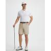 image:imagebaleaf Mens Causal Short 79 Golf Shorts Men Dress 5 Pockets Stretch Lightweight Work Athletic Short Zipper Fly FrontKhaki