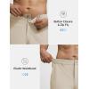 image:imagebaleaf Mens Causal Short 79 Golf Shorts Men Dress 5 Pockets Stretch Lightweight Work Athletic Short Zipper Fly FrontKhaki