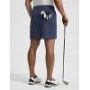 image:imagebaleaf Mens Causal Short 79 Golf Shorts Men Dress 5 Pockets Stretch Lightweight Work Athletic Short Zipper Fly FrontNavy Blue