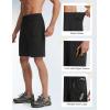 image:imagebaleaf Mens Hiking Shorts with 6 Pockets 11 Cargo Golf Quick Dry Lightweight Water Resistant Outdoor Travel ShortsBlack